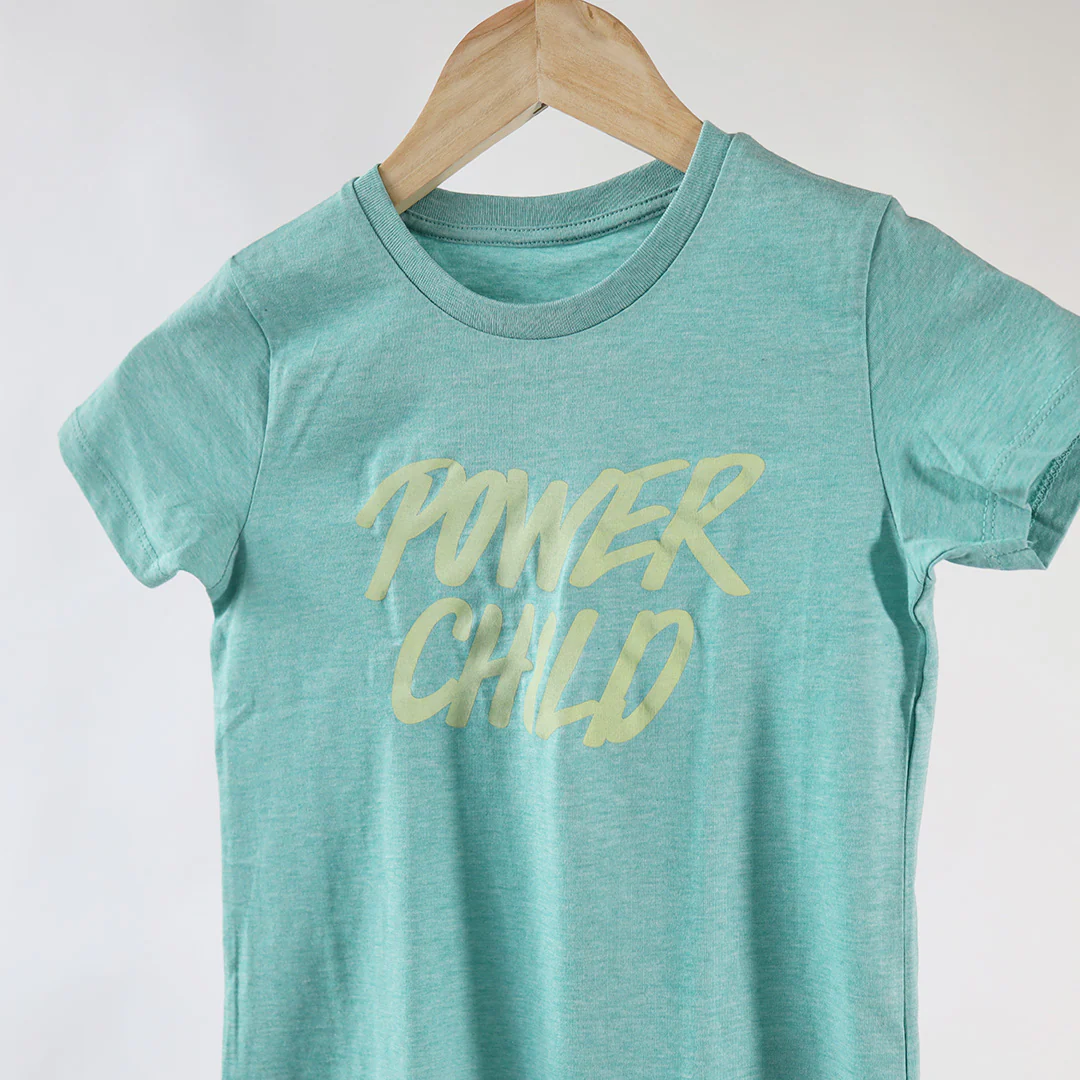 Power Child grøn - Børne t-shirt - Image 5