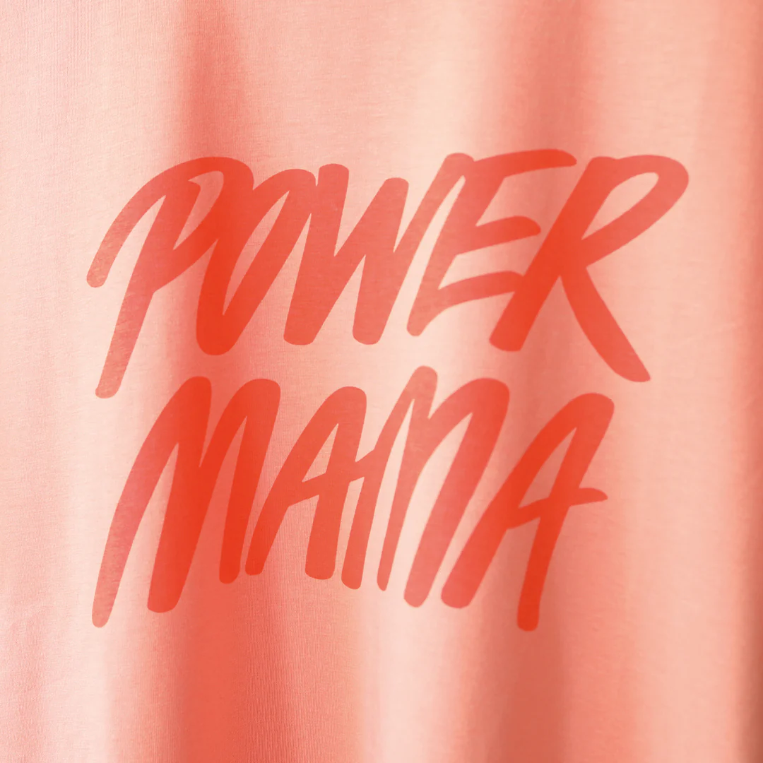 Power Mama T-shirt Koral - Image 3