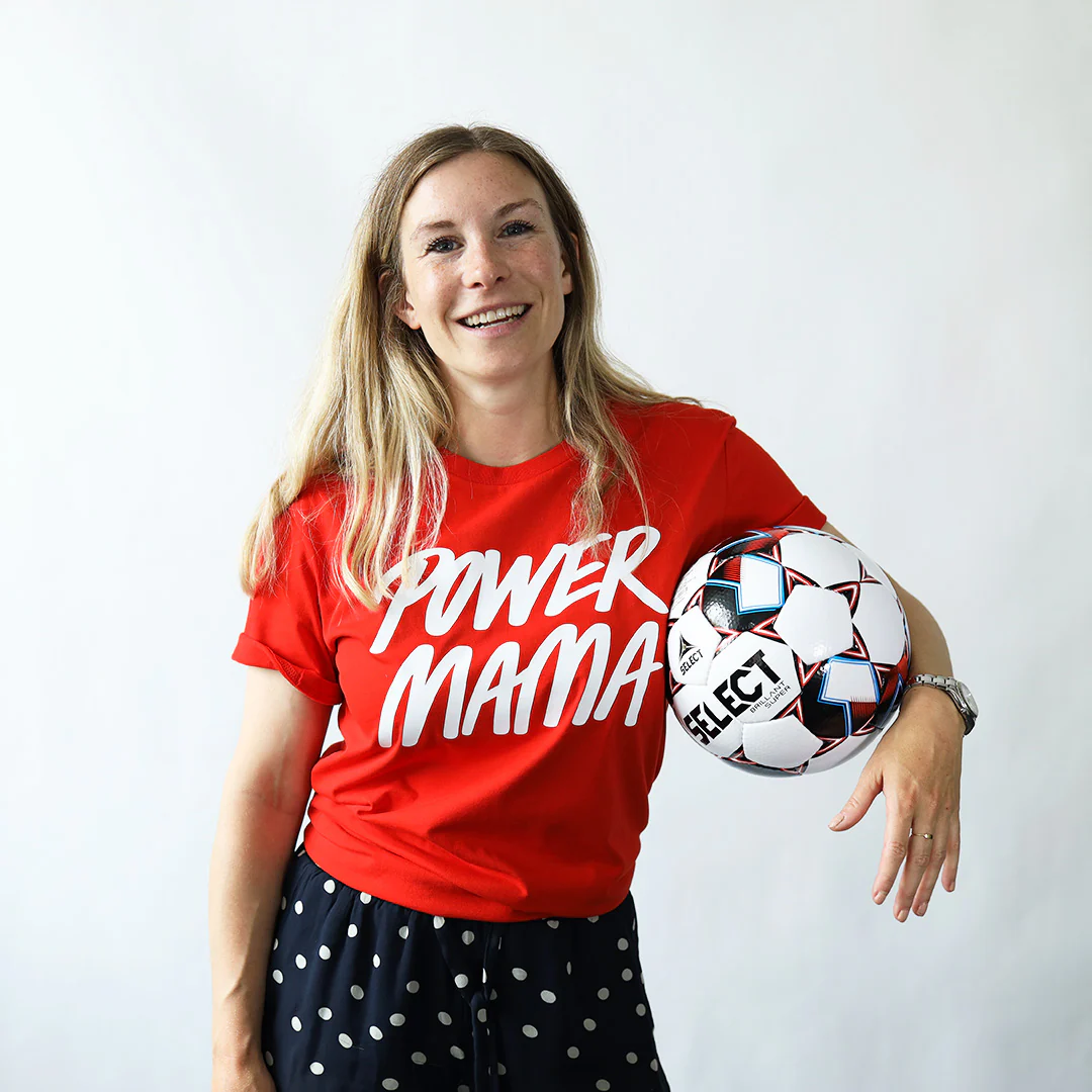 Power Mama T-shirt Rød - Image 3