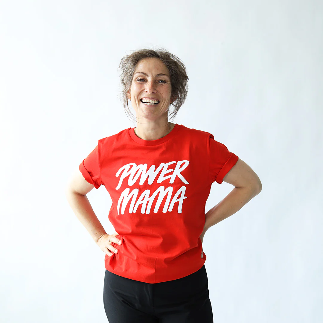 Power Mama T-shirt Rød - Image 5