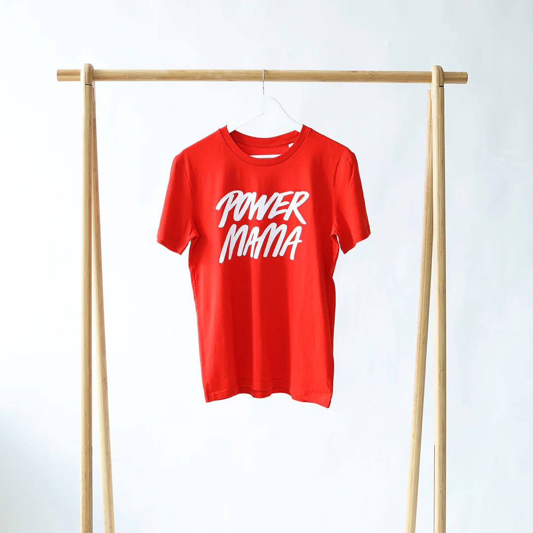Power Mama T-shirt Rød - Image 6