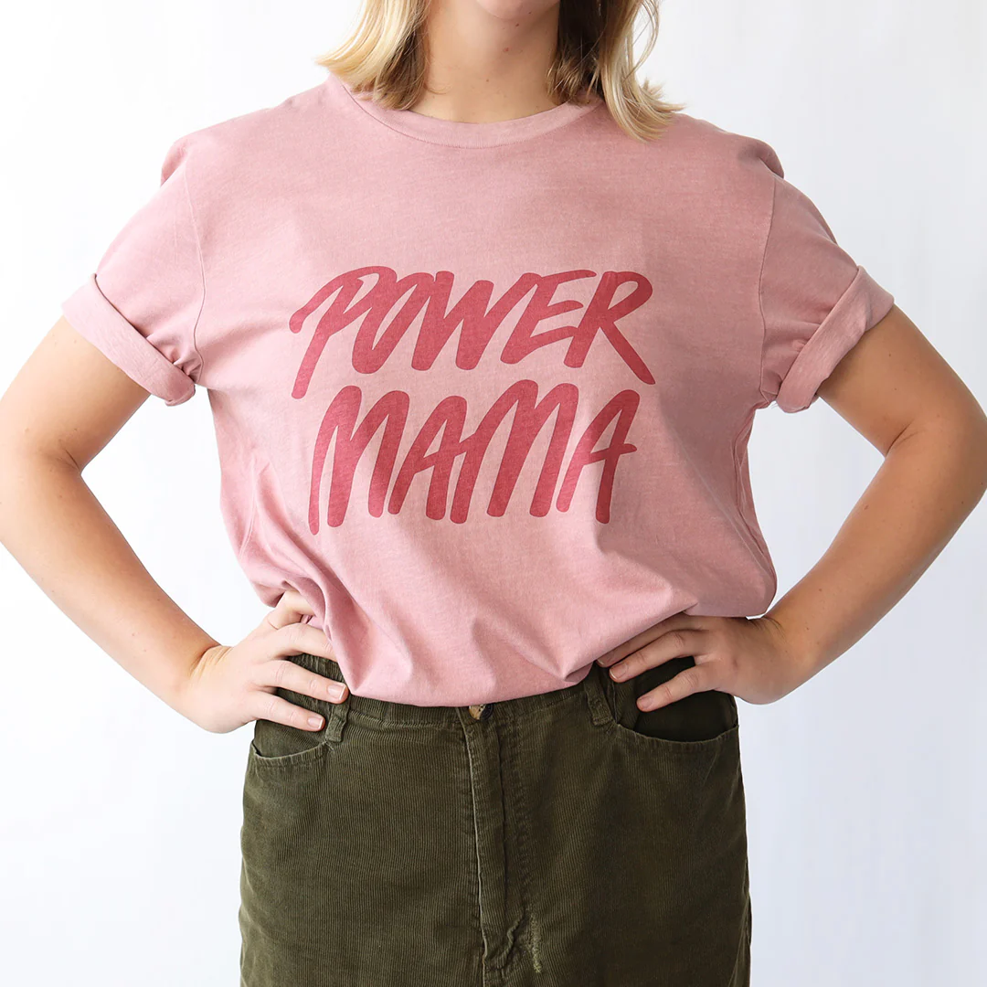 Power Mama t-shirt Rosa - Image 3