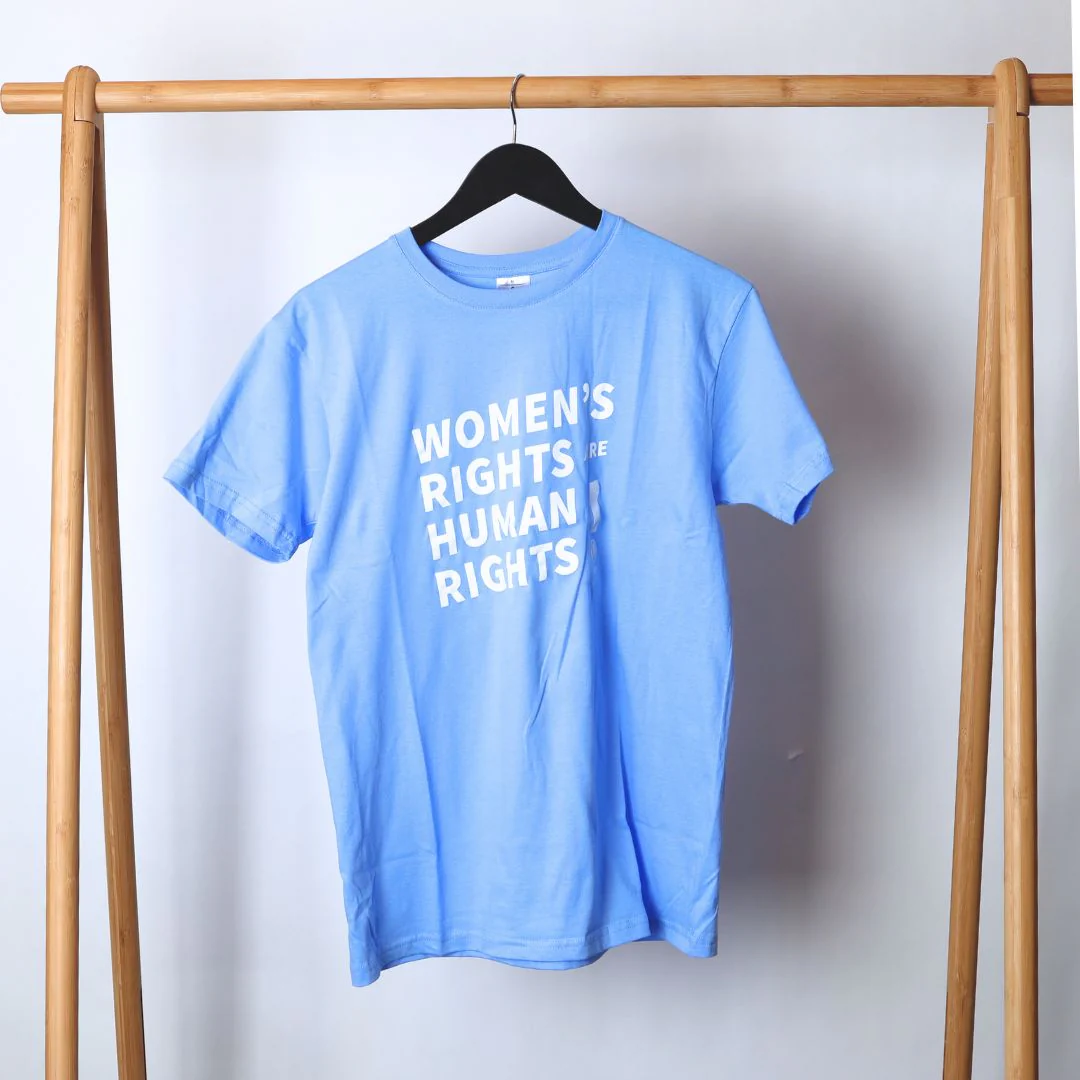 Women's rights are human rights t-shirt blå - Image 4