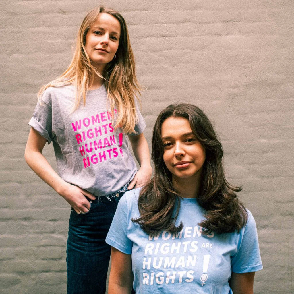 Women's rights are human rights t-shirt blå - Image 7
